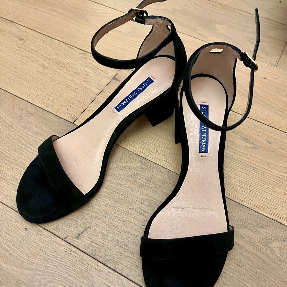 STUART WEITZMAN Suede sandals